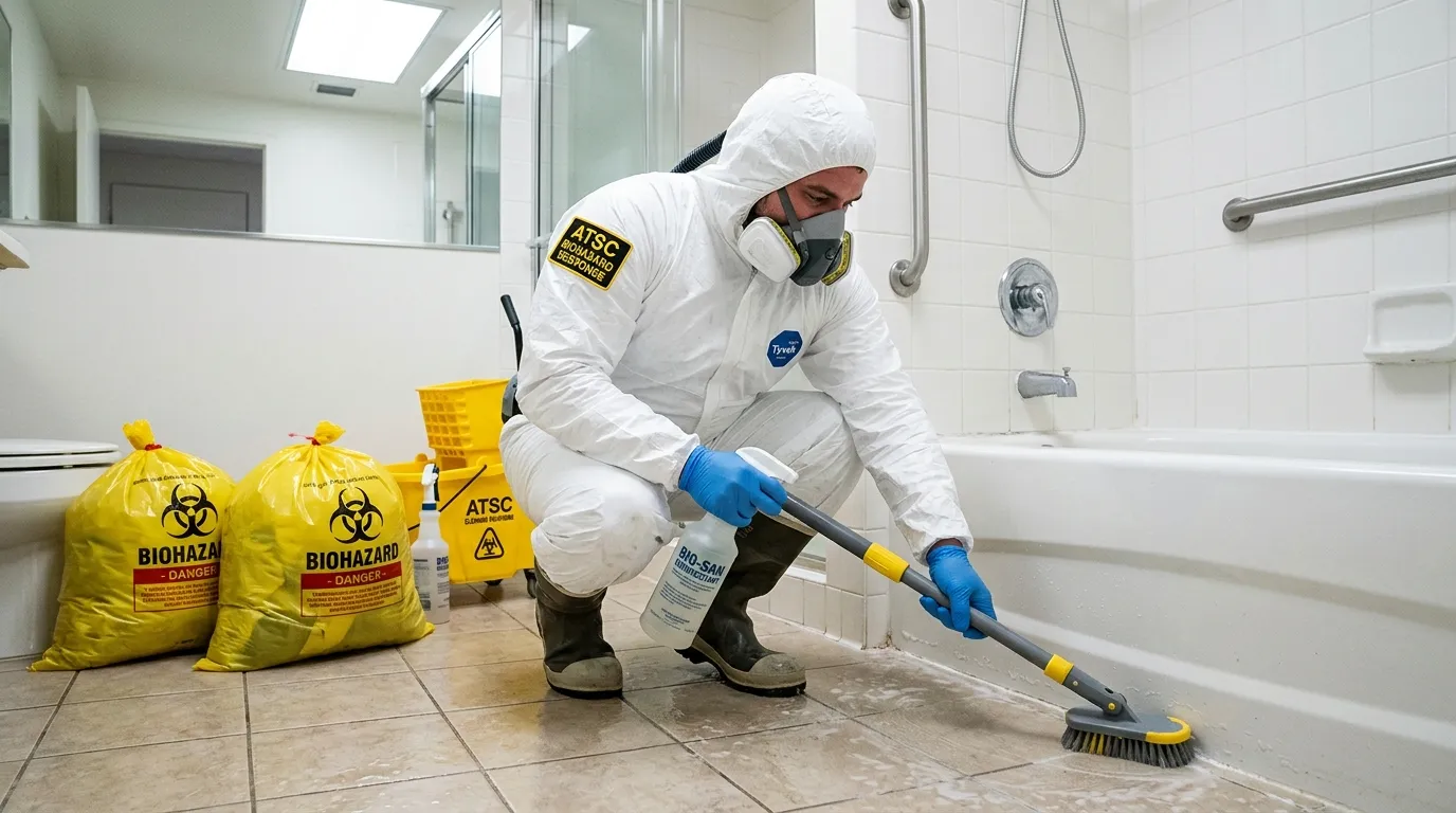 Decontamination equipment deployed for Blood Cleanup in Country Homes